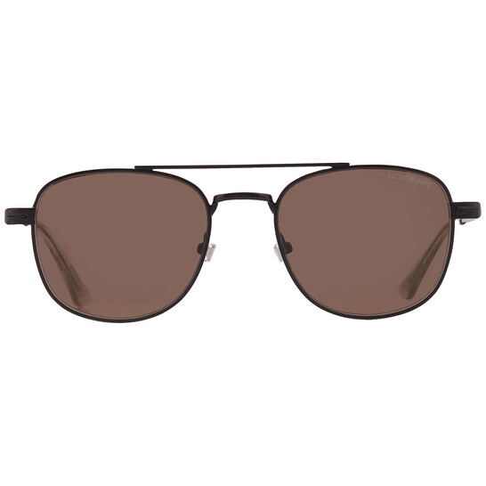 Montblanc Brown Pilot Men's Sunglasses MB0363S 003 51 889652511504