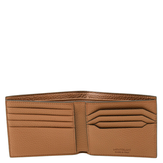 モン Montblanc Caramel Grain Leather 8cc Wallet 198366 4062037802954
