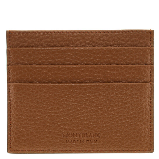 Montblanc Caramel Grain Leather Card Holder 198368 4062037802978