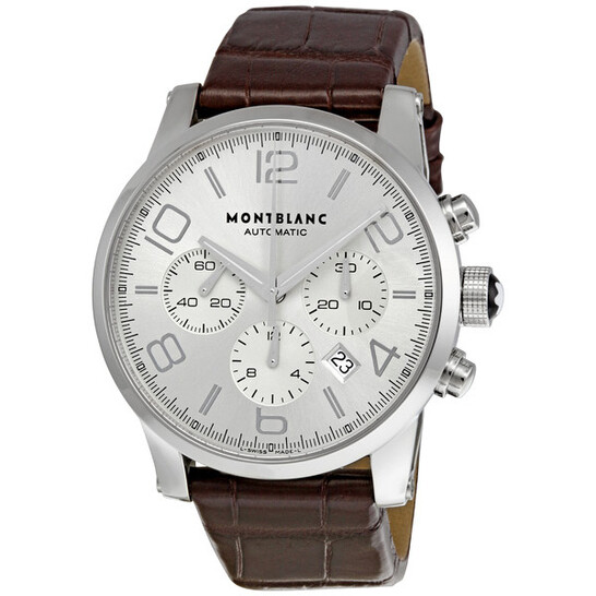 Montblanc Chronograph Automatic Silver Dial Men's Watch 9671