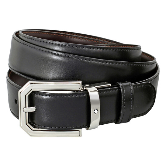 MONT BLANC CLASSIC LINE ベルト Montblanc Adult's Classic Line Belt, Black, 120 at Amazon