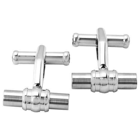 Montblanc Classic Stainless Steel Cufflinks 110672 4017941694355