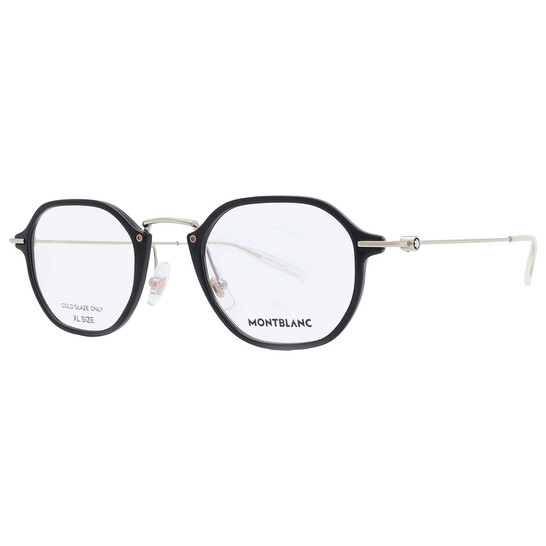 Montblanc Demo Geometric Men's Eyeglasses MB0296O 001 50
