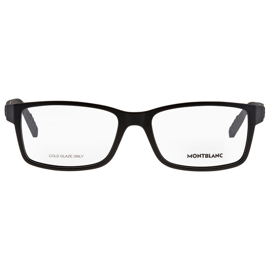 Montblanc Demo Rectangular Men's Eyeglasses MB0066O 001 56