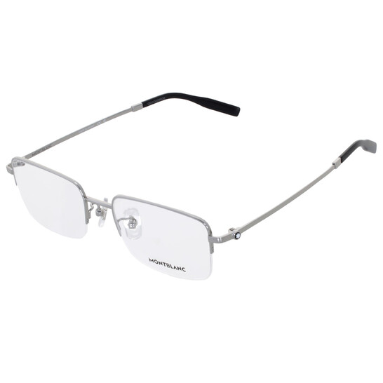Montblanc Demo Rectangular Titanium Men's Eyeglasses MB0313OA 001 54 Montblanc Demo Rectangular Titanium Men's Eyeglasses MB0313OA 001 54 - 546x546 Image #3