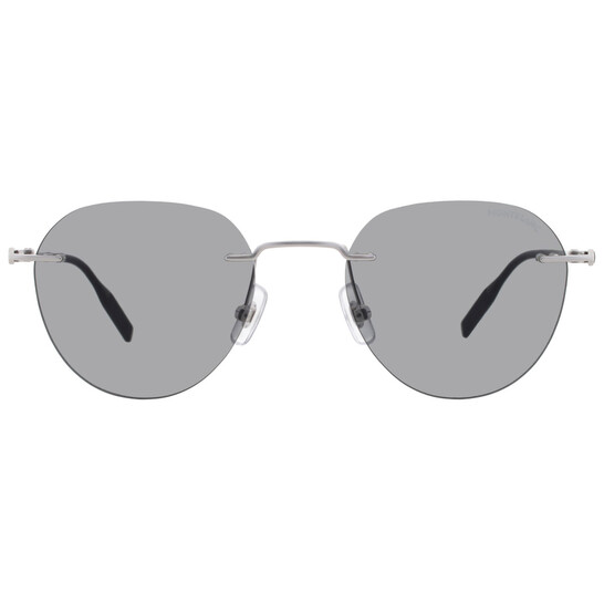 Montblanc Grey Oval Men's Sunglasses MB0428S 002 51 889652596136
