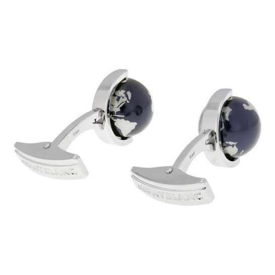 Montblanc Heritage Spirit Globe Cufflinks 112998 4017941748072