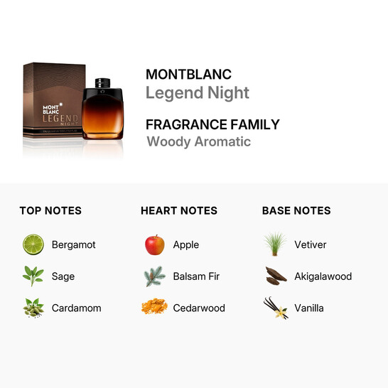 Montblanc Legend Night / Mont Blanc EDP Spray 3.3 oz (100 ml) (m) Montblanc Legend Night / Mont Blanc EDP Spray 3.3 oz (100 ml) (m) - 546x546 Image #3