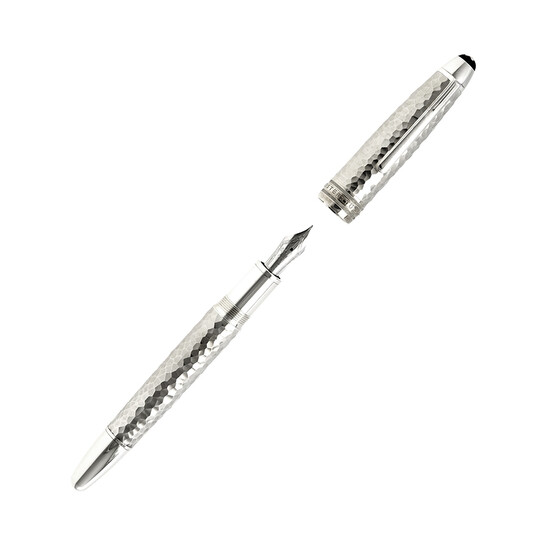 Montblanc Martele Sterling Silver Fountain Pen 115096
