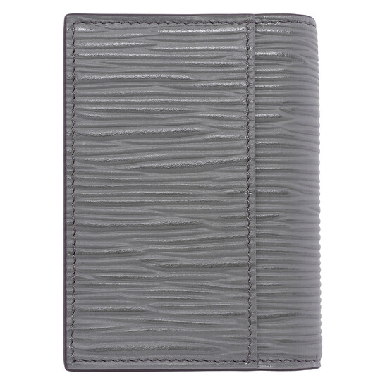 Montblanc Medium Grey 4810 Leather Card Holder 199351