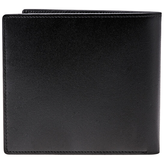 MONTBLANC ブラック レザー ネームタグ Montblanc Meisterstuck 8 CC Black Leather Wallet 7163 198310