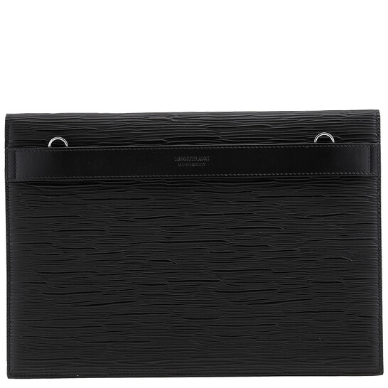 Montblanc Meisterstuck Black Leather 4810 Envelope Pouch 130921