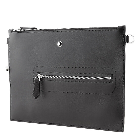 Montblanc Meisterstuck Black Leather Selection Soft Pouch 129698