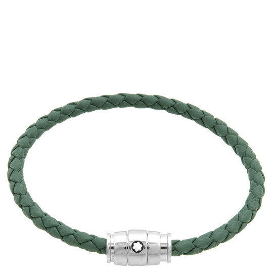 Montblanc Meisterstuck Steel 3 Rings Bracelet, Size 63 MB133151