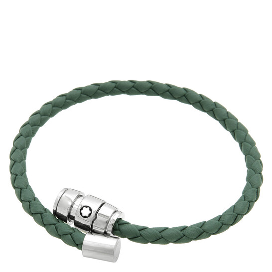 Montblanc Meisterstuck Steel 3 Rings Bracelet, Size 63 MB133151