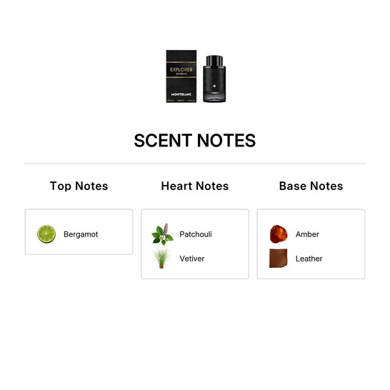 Montblanc Men's Explorer Extreme Parfum 3.4 oz Fragrances