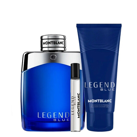 Montblanc Men's Legend Blue Gift Set Fragrances 3386460147699