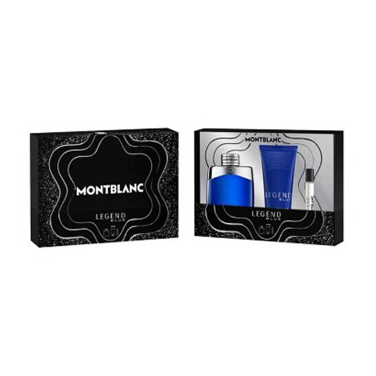Montblanc Men's Legend Blue Gift Set Fragrances 3386460148009