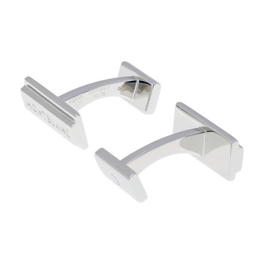 Montblanc Sartorial Silver Cufflinks 112909 4017941747624