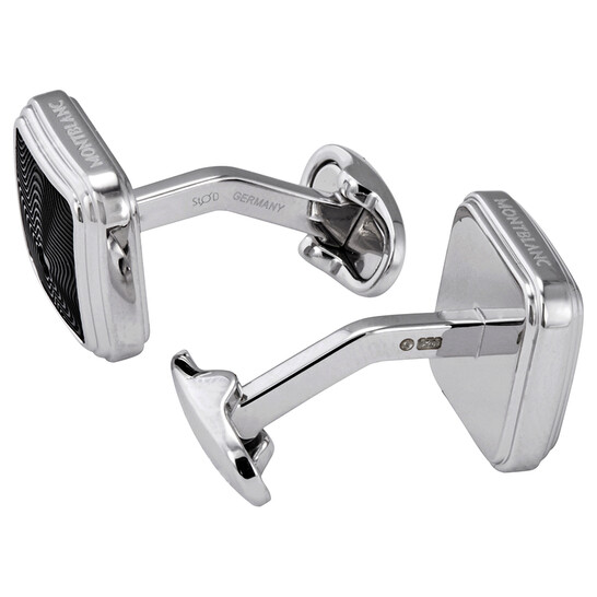 Montblanc Star Silver Cufflinks 118613 4017941909022 - Jewelry