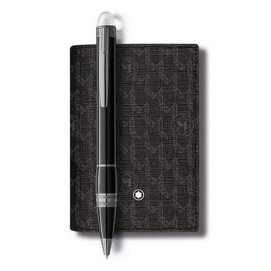筆記具 MONTBLANC  Starwalke Montblanc Starwalker Ballpoint Pen and Business Card Holder