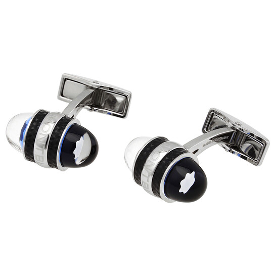 Montblanc Starwalker Steel Silver/Blue Cufflink 125972