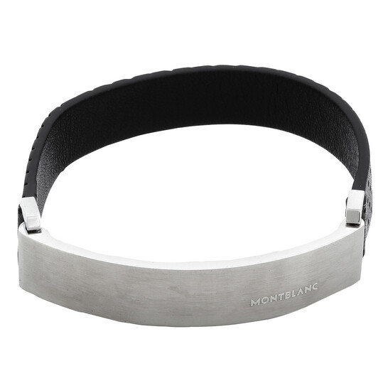Montblanc Urban Spirit Leather Bracelet, Size 68 11878168