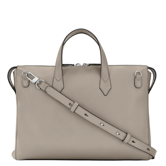 Montblanc Zipper Leather Briefcase 131234 4062037112336 - Handbags