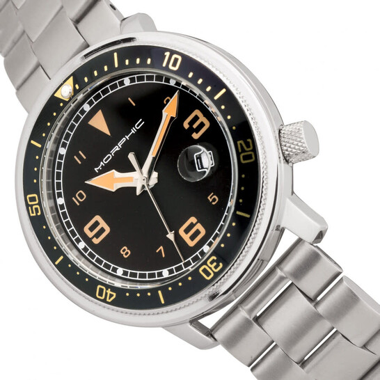 Morphic M74 Series Quartz Black Dial Men's Watch MPH7406