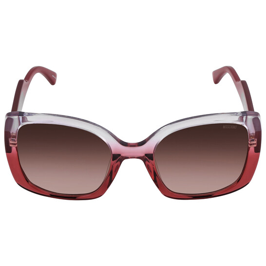 Moschino Brown Gradient Square Ladies Sunglasses MOS124/S 06XQ/HA