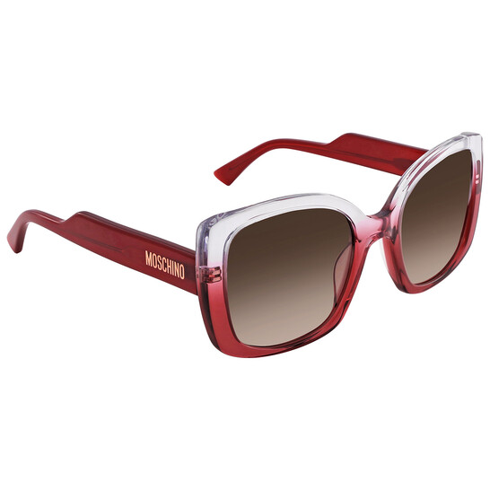 Moschino Brown Gradient Square Ladies Sunglasses MOS124/S  display picture 1
