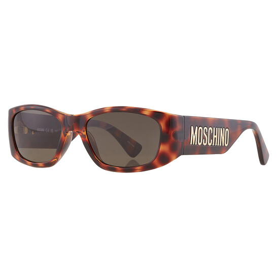 Moschino Brown Rectangular Ladies Sunglasses MOS145/S 005L  display picture 3
