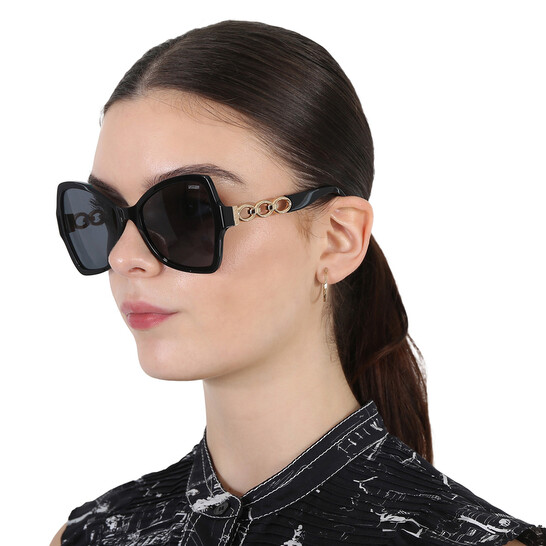 Moschino Dark Grey Butterfly Ladies Sunglasses MOS099/S 0807  display picture 1