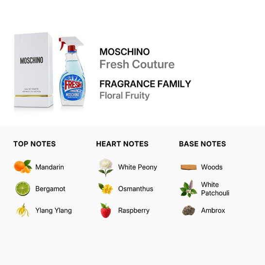 Moschino Fresh Couture / Moschino EDT Spray 3.4 oz (100 ml) (w) Moschino Fresh Couture / Moschino EDT Spray 3.4 oz (100 ml) (w) - 546x546 Image #4