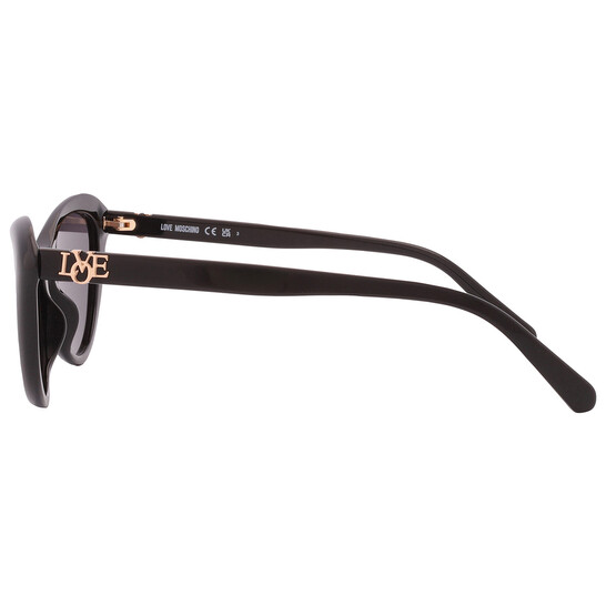 Moschino Grey Cat Eye Ladies Sunglasses MOL015/S 0807/IR 53