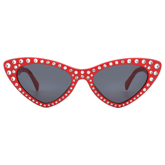 Moschino Grey Cat Eye Ladies Sunglasses MOS006/S/STR 0C9A/IR  display picture 2