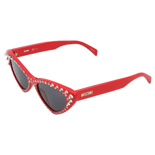 Moschino MOS006/S/STR 0C9A IR Sunglasses - Red Frame, Grey Lenses Moschino Sunglasses MOS006/S/STR C9A/IR Red grey Woman | eBay main image 2