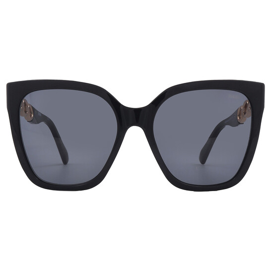 NEW MOSCHINO SUNGLASSES BLACK GREY WOMEN EYEWEAR MOSCHINO NEW MOSCHINO SUNGLASSES BLACK WOMEN EYEWEAR MOSCHINO MOS141  main image 2
