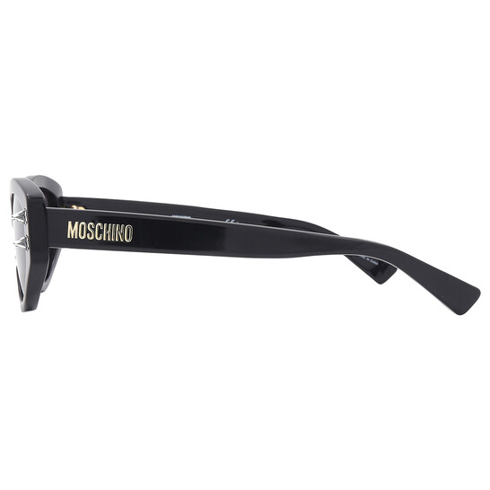 NEW MOSCHINO SUNGLASSES BLACK WOMEN EYEWEAR MOSCHINO MOS109/S 0807 IR Moschino Grey Cat Eye Ladies Sunglasses MOS109/S 0807/IR 55  main image 4