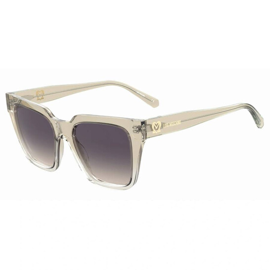 Moschino Grey Fuchsia Square Ladies Sunglasses MOL065/S 010A