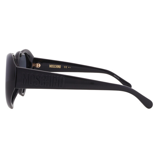 Moschino Grey Irregular Ladies Sunglasses MOS128/S 0807/IR