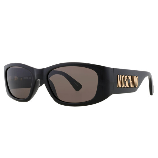 Moschino Grey Oval Ladies Sunglasses MOS145/S 0807/IR 55  display picture 3