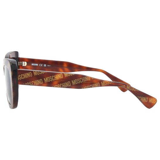 Moschino Grey Square Ladies Sunglasses MOS132/S 02VM/IR 53