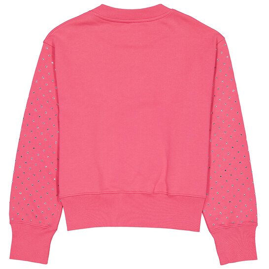 Moschino Ladies Fantasy Print Fucsia Crystal Teddy Bear