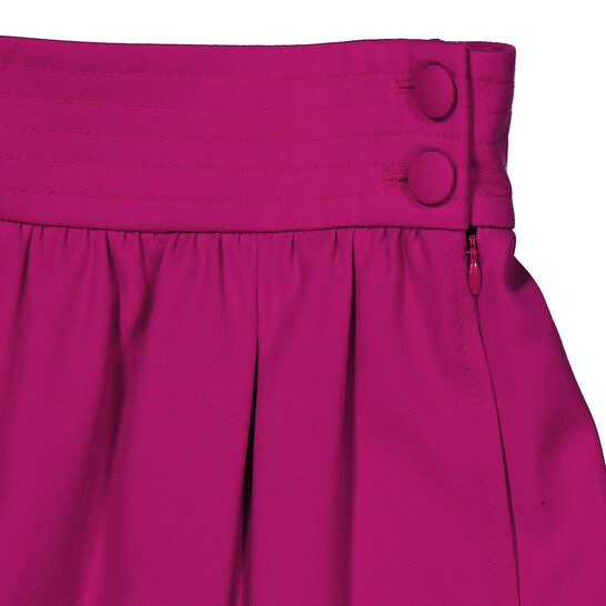 Moschino Ladies Fuchsia Flared Midi Skirt, Brand Size 36 (US Size