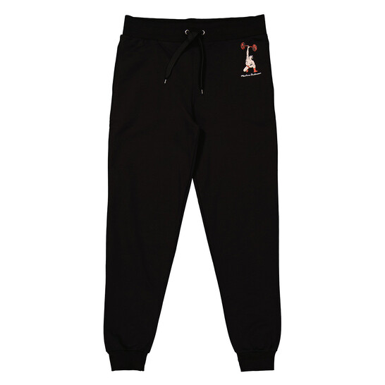 Moschino Men's Black Moschino Underwear Logo Track Pants
