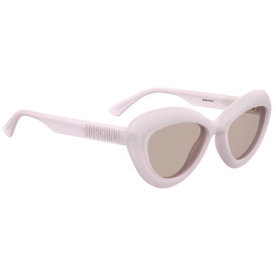 Moschino Pink Cat Eye Ladies Sunglasses MOS163/S 035J/U1 55
