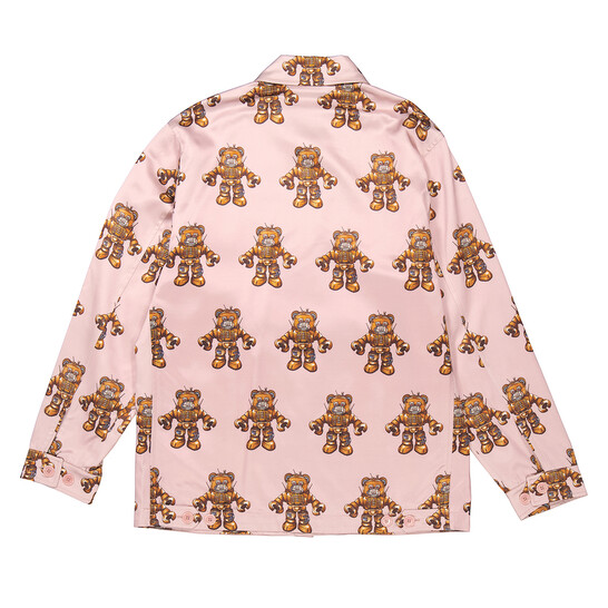 Moschino Pink Robot Bear Jacket, Brand Size 44 (US Size 34) V0605
