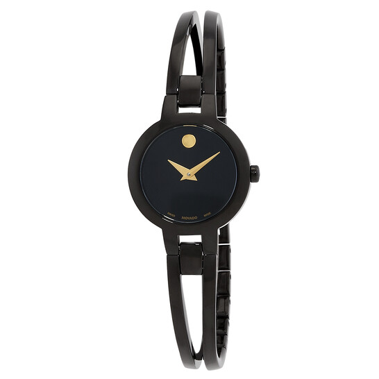 Movado Amorosa Quartz Black Dial Ladies Watch 0607795  display picture 1