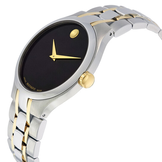 Movado Black Dial Two-tone Men's Watch 0606958 885997156288